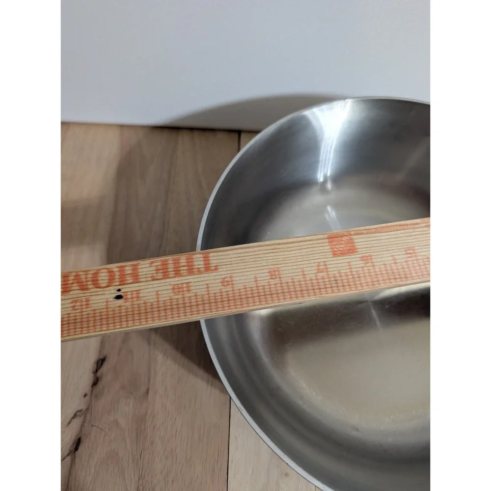 All Clad D3 Stainless Steel 3 Quart Saucier Saucepan Chef Pan Tri-Ply USA